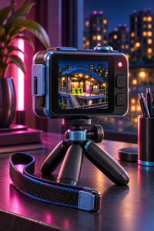 Action camera recording REAP City